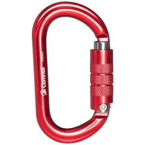 China 7075 Aviation Aluminum 25KN O Shape Mountain Climbing Carabiner with CE Certification supplier