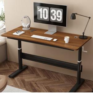 DIY Modern Computer Desk Rustic Brown/Bamboo/Walnut/Black/White Desktop for Home Office