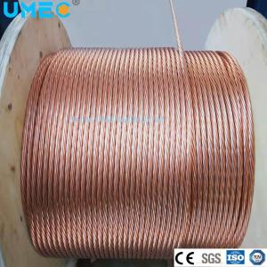 China BS 4087 ASTM B228 Copper Clad Steel Strand Wire for Overhead and Ground Applications wholesale