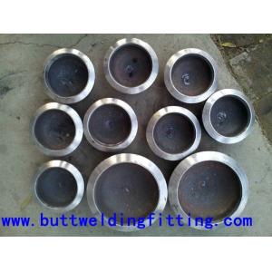 China Equal Polishing SCH40S SA / A403 Stainless Steel Pipe Cap For Oil / Exhaust supplier