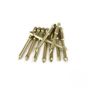 YG8 ZINC Hexagon Shank Ceramic Tile Drill Bits Gold For Wood