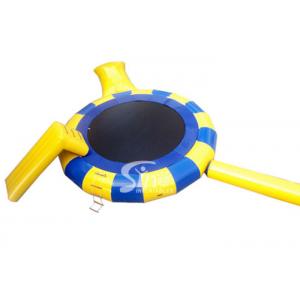 China 5 mts Dia. kids N adults inflatable water trampoline with springs available combined with blob, slide N log wholesale