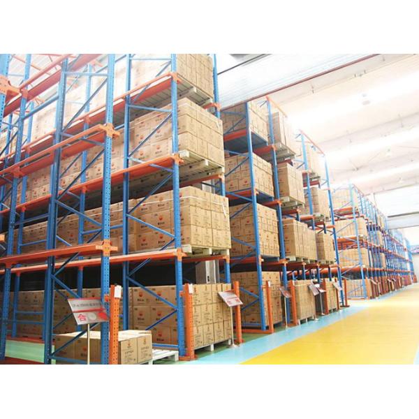 Powder Coated Drive In Racking System Cold Room Storage 500-2000KG/Pallet