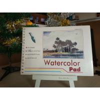 China 190gsm 24sheets Artist Paint Pad gummed watercolour pad A3 / A4 watercolour paper on sale