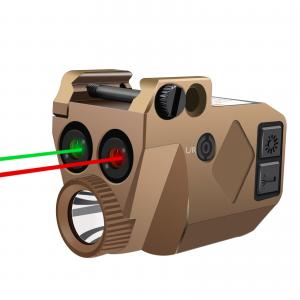 Red Green Small Pistol Laser Sight 650nm / 520nm Tactical Laser Light Combo ODM