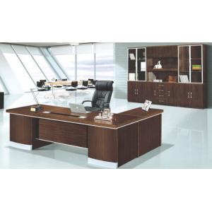 China modern big boss melamine office  table furniture in warehouse supplier