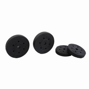 Plastic Coated 10kg Weight Plates , Dia33.8cm Barbell Weight Plates