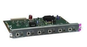 China Module gauche RJ-45 4500 802.3af PoE de Cisco WS-X4506-GB-T 6 Gigabit Ethernet supplier