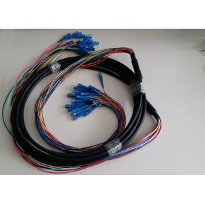 Outdoor Single mode / Multimode optical fiber patch cord with GYTA Fiber Cable