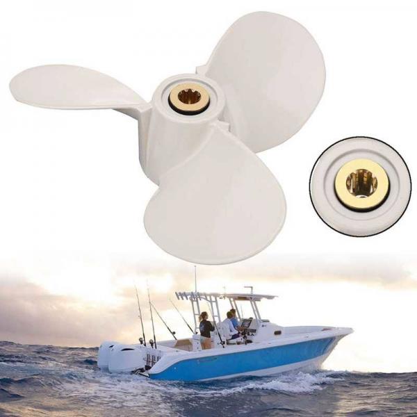 Whaleflo 3 Blade Marine Propellers For Yamaha Outboard 4HP 5HP 6HP Engine 6E0