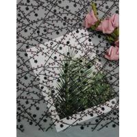 China Multicolor Lace Bead Embroidered Sequin Mesh Fabric on sale