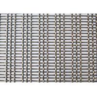 China Bronzed Color 3.6mm Stainless Steel Crimped Wire Mesh Decorative Woven on sale