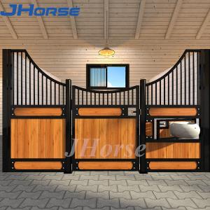 Water Proof Horse Stable Panels Black Powder Coated