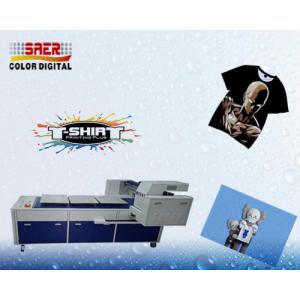 Automatic A3 Size T Shirt Digital Printer Pigment Ink With Pretreatment