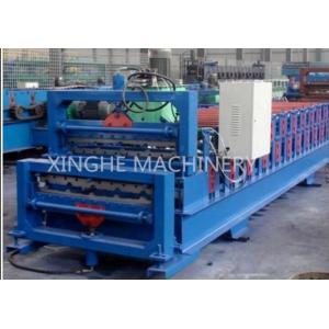 China Africa Model  Roof Panel Roll Forming Machines , Aluminium Sheet Metal Rolls supplier
