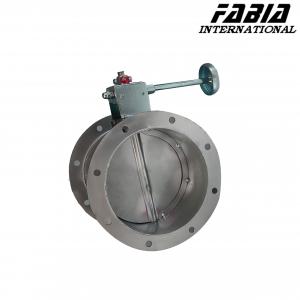 China Stainless Steel Manual Air Valve Flange Ventilation Control Valve supplier