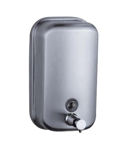 Brushed Finish Manual 28Oz Wall Mounted Soap Dispenser