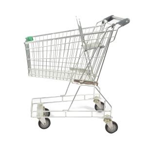 China Conventional 125L Large Metal Shopping Trolley Australian Chain Shop Shopping Trolley supplier