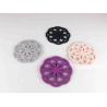 China Flower Shape Thick Felt Coasters Potholder Naturally Water Absorbent wholesale