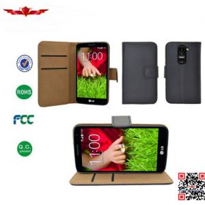 New Arrival  Luxury Texture PU Wallet Leather Cover Cases For LG G2 Mini Quality Qualify