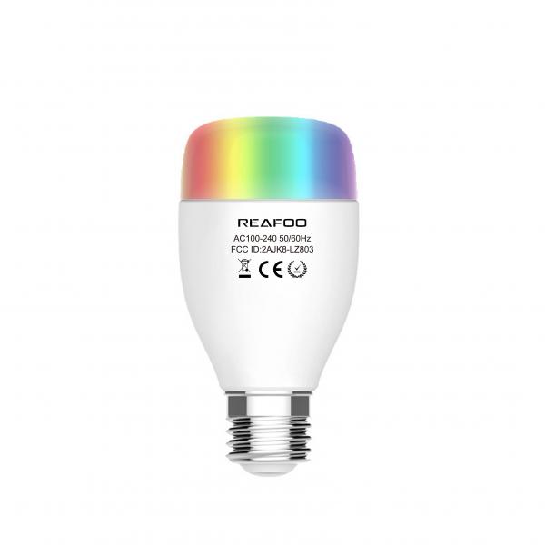 100-240V E27 RGBW Wifi Smart LED Light Bulb 7W For Indoor Lighting