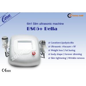 6 in 1 Ultrasonic cavitation+Bipolar RF+Tripolar RF+Photon skin rejuvenation slimming machine