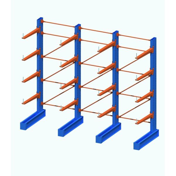 Multi Tier Structure Warehouse Cantilever Racking Boltless Assembly Custom Capacity