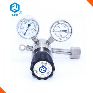 China Adjustable Stainless Steel Pressure Regulator , Gas Cylinder Regulator For Nitrogen supplier