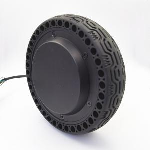 China 6.5 Inch Shock Absorbent Honeycomb Tires Hub Motor With Builtin Encoder supplier