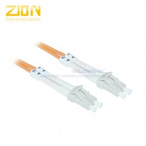 Duplex LC to LC Fiber Optic Patch Cord 62.5 / 125 μm Multimode Type Jumper