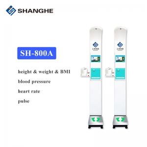 LCD HD Heart Rate 299mmHg 210cm Body Fat Index Machine
