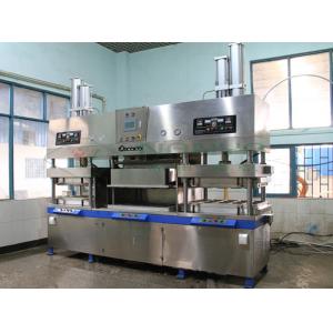 China Sugarcan Bagasse Pulp Semi Auto Tableware Machine Dishtray Making Machine 7000Pcs / H supplier