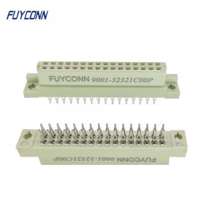 China Solderless DIN41612 Connector 2*16pin 32pin Female Press Pin 41612 Socket Eurocard Connector supplier