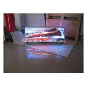 3G / WIFI GPS P5 Taxi Car LED Display Advertising Boards With AVI WMV MPG Video , 960 by 320 mm