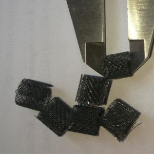 China Titanium Wire Mesh Dixon Packing Ring 6*6mm For Laboratory Random Packing wholesale