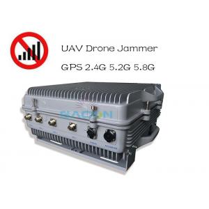China Waterproof IP64 High Power 385w Drone Signal Jammer 1.5km Long Distance GPS 2.4G 5.8G supplier