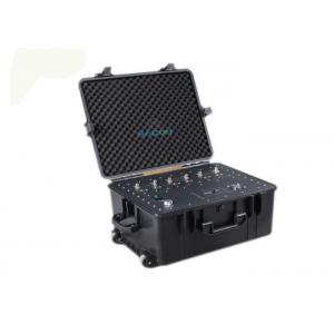 China VHF UHF Manpack Jammer High Power 300W 6 Bands VSWR Protection For Walkie Talkie supplier