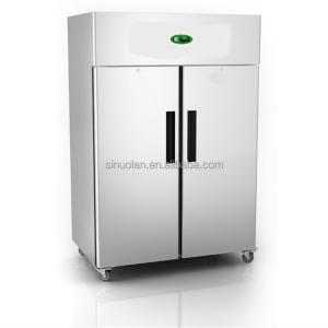 China Centigrade Stainless Deep Freezing Commercial Kitchen Upright Standing Freezer supplier