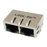 China ARJM12A1-805-AA-EW2 1X2 Port Rj45 Connector 2.5G Base-T Shield W / EMI Fingers wholesale