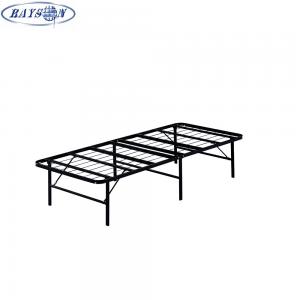 Single Metal Bed Frame Bedroom And Office Folding Bed In Box