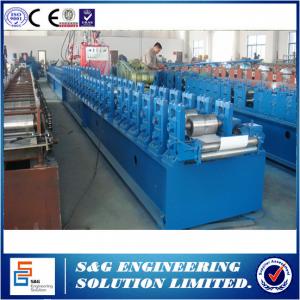 China High Efficiency 37mm Shutter Making Machine , 7.5KW PU Roller Shutter Door Machine supplier