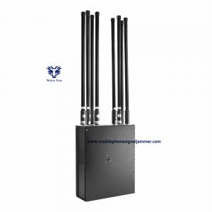 China 200M Military VIP Protection Security High Power GPS WIFI Cell Phone Signal Backpack Jammer supplier