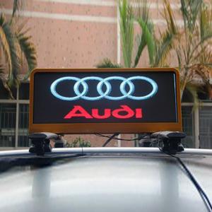 China Outdoor P5 Waterproof Taxi Roof LED Display , 3G / 4G Car Top LED Display supplier