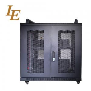 Gabinete de carga del estante del servidor de la red 800kg 15u de la tableta