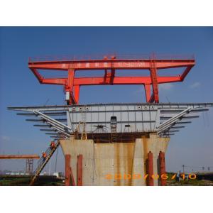 China Bridge Beam Segment Lifter Crane Launched by Hydraulic System With Steel Wheel supplier