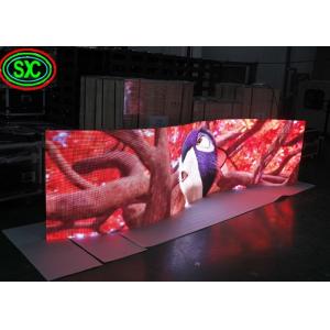 China P4 Indoor SMD Flexible Soft  LED Display Module with Nationstar LED supplier
