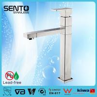 Modern design stainless steel fitting kitchen sink mixer tap with rotating spout