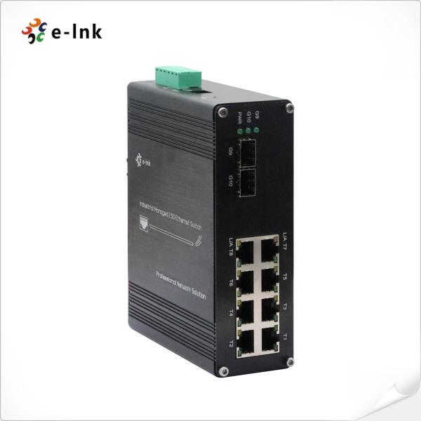 Industrial 8-Port 2.5G BASE-T + 2-Port 2.5G/10G SFP+ Managed Ethernet Switch