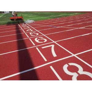 400m Permeable Rubber Track Outdoor Running Race For Sports Field