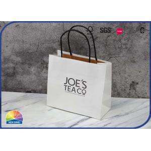 China ODM Twisted Paper Handles Recycled Kraft Paper Bags 1c UV Print supplier